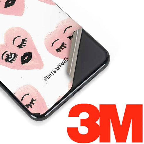Bouffants and Broken Hearts Winking Hearts Google Pixel 3a XL Skin